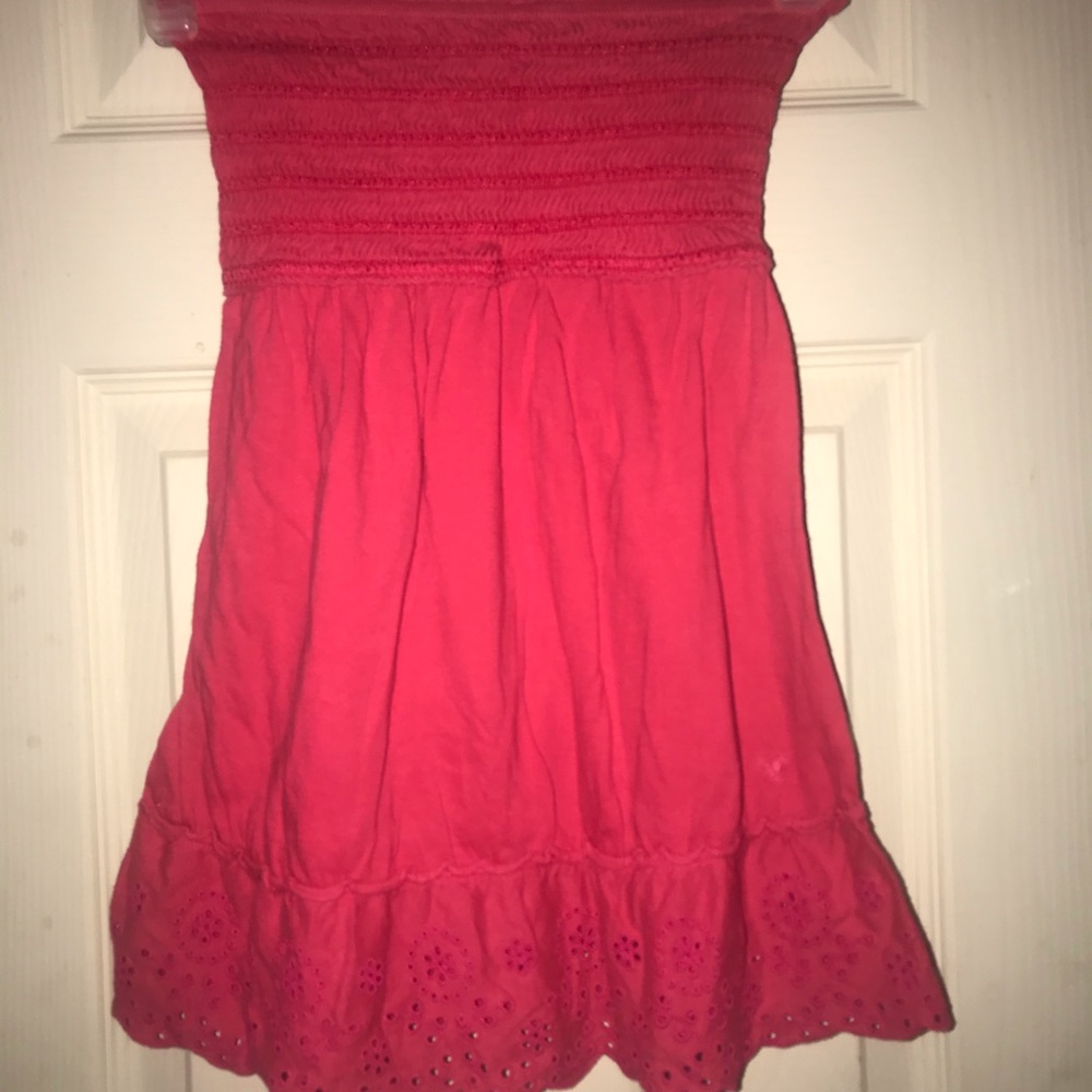 Strapless top